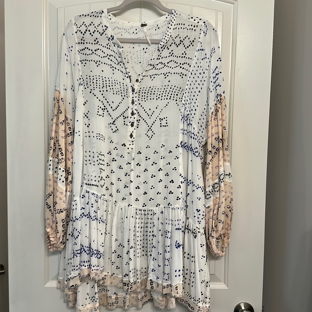 Free People Shibori Mini Dress